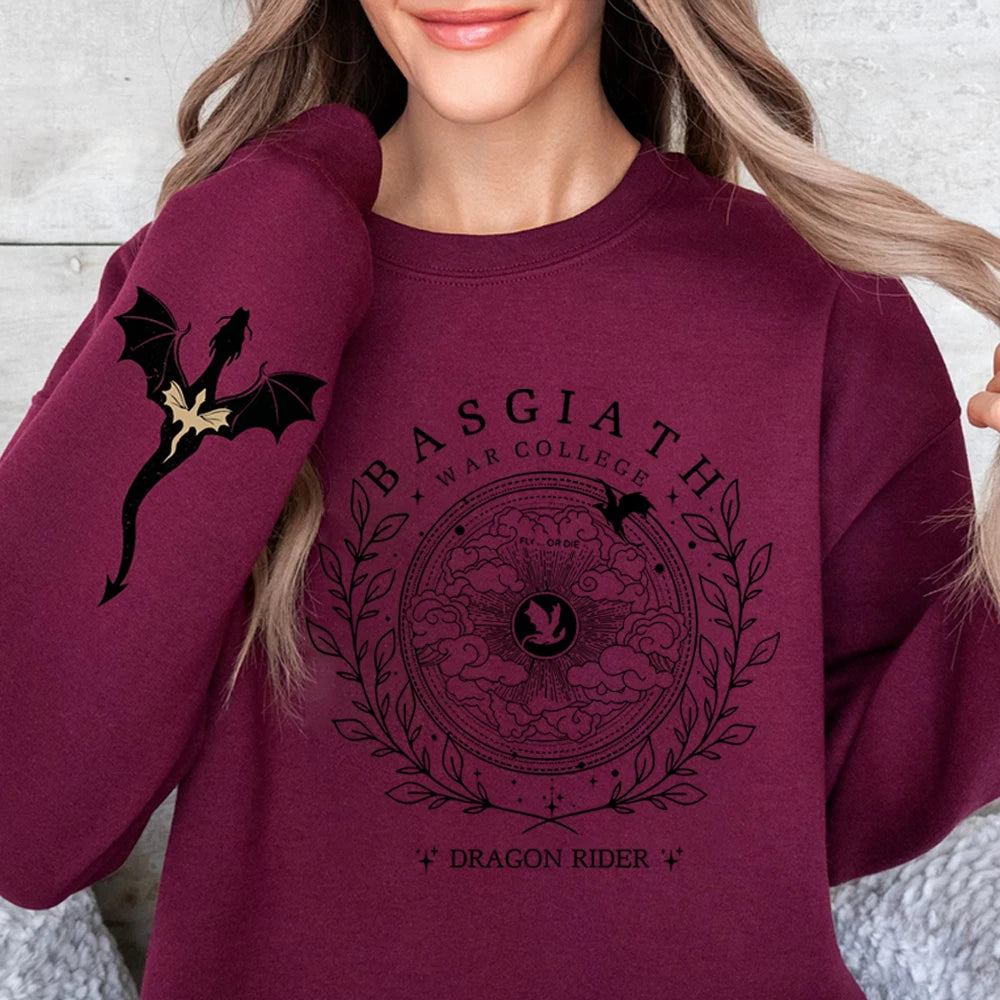 Sweat Rose Chevaucheur de Dragon