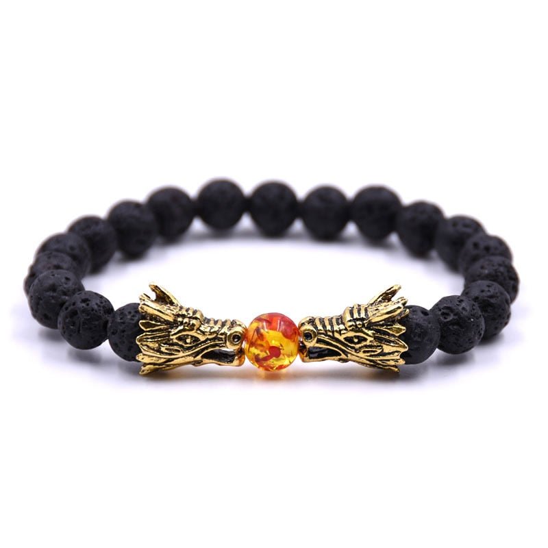 Bracelet Dragon Pierre Spirituelle | Noir - DragonFinity