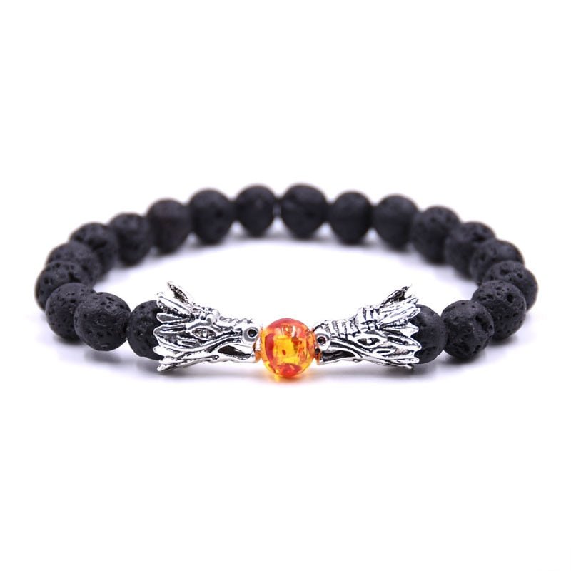 Bracelet Dragon Pierre Spirituelle | Noir - DragonFinity