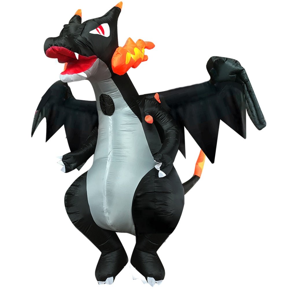 Déguisement Dragon Fun Gonflable Noir - DragonFinity