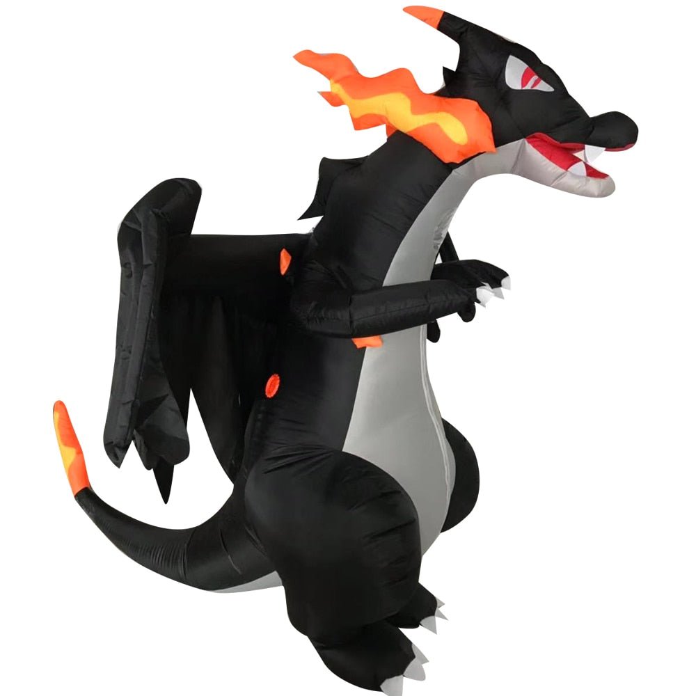 Déguisement Dragon Fun Gonflable Noir - DragonFinity