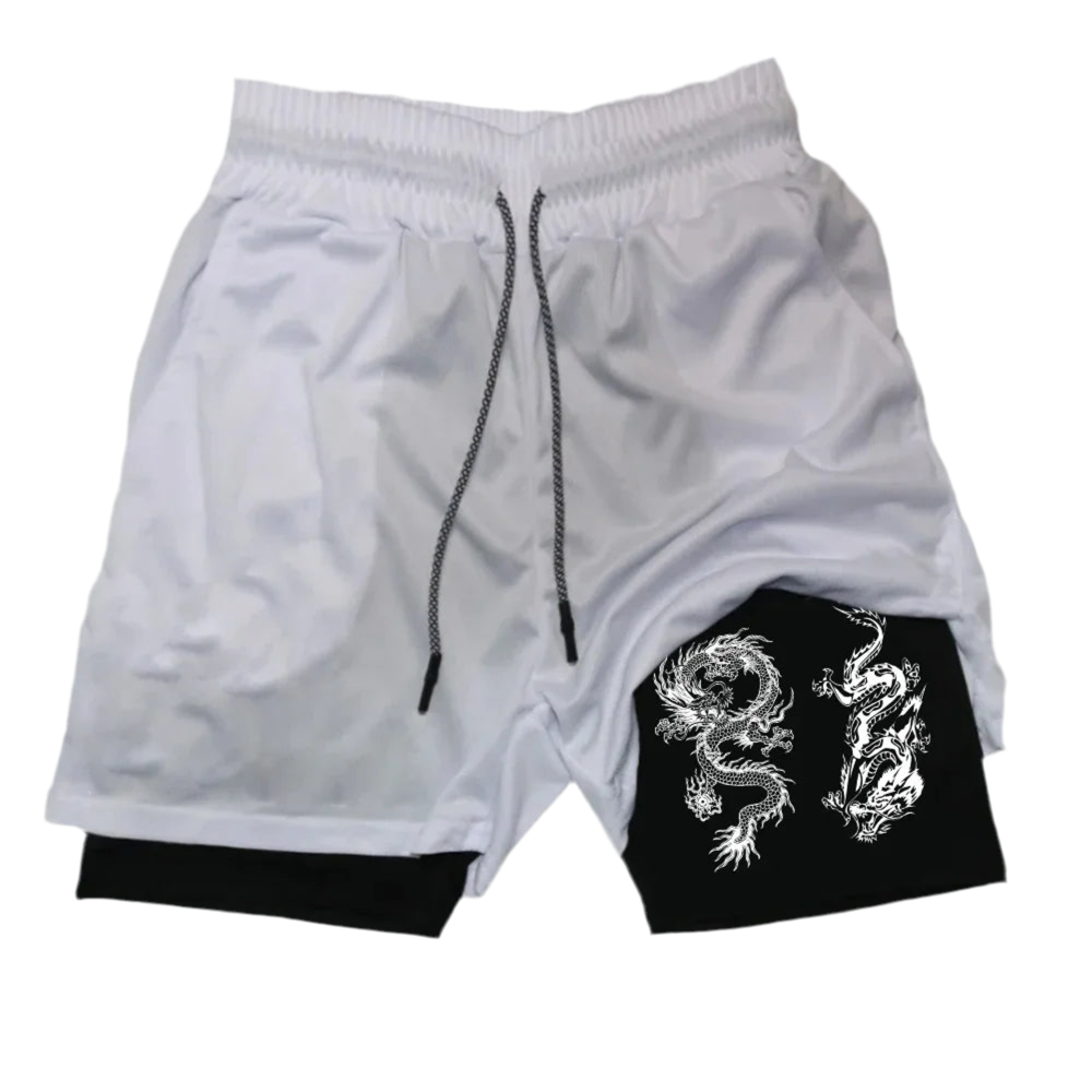 Dragon 2-in-1 Sports Shorts