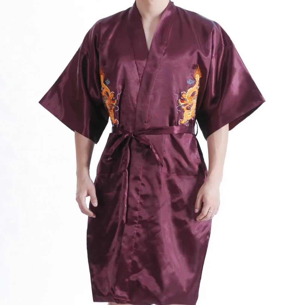 Kimono Dragon Brodé | 7 Couleurs