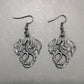 Boucles d'oreille Dragon Gothique