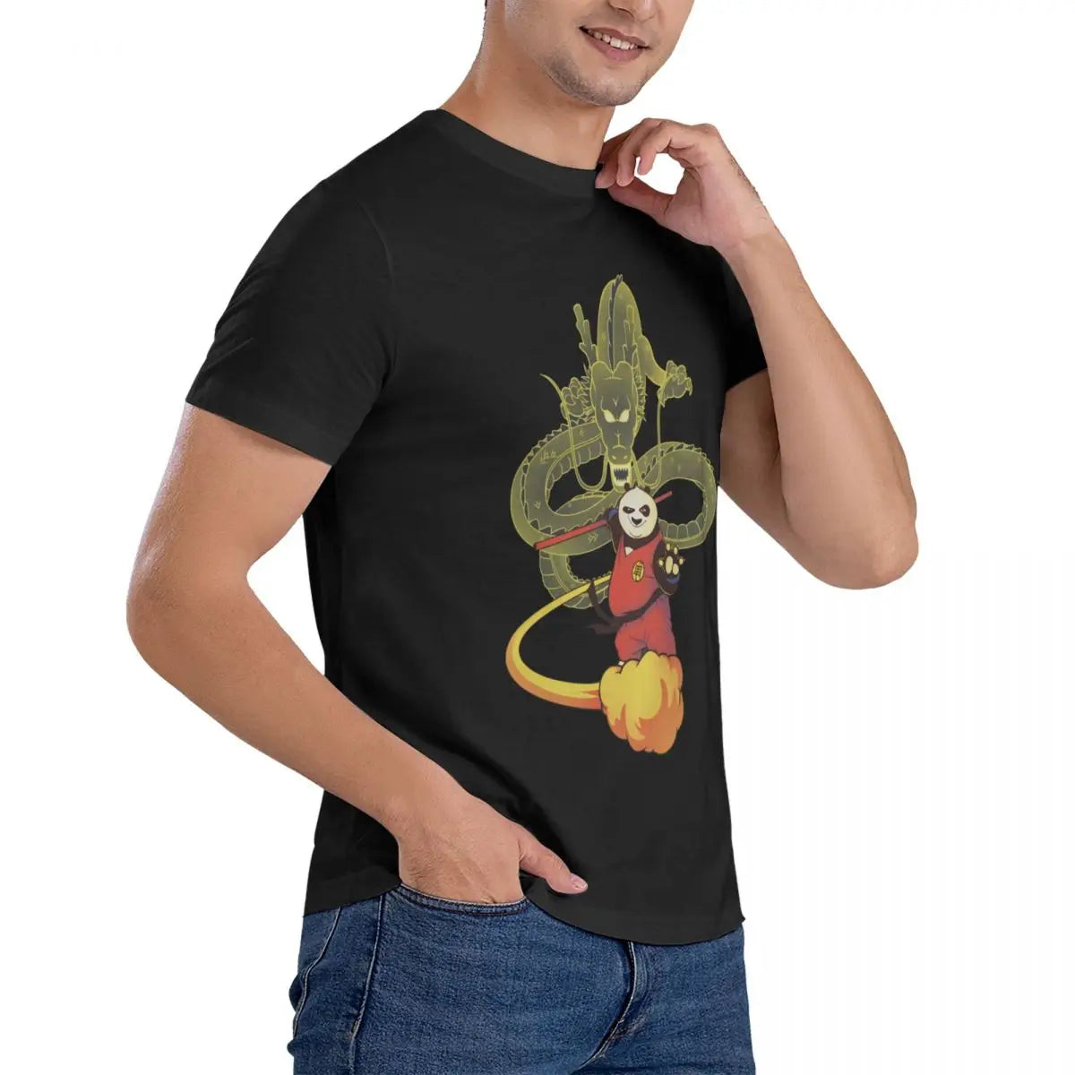 Tee-Shirt Po Kung Fu Panda Noir