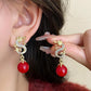 Boucles d'oreille Dragon Perles