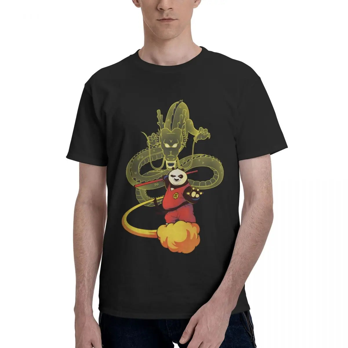 Tee-Shirt Po Kung Fu Panda Noir