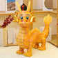 Peluche Dragon Nouvel An Chinois Jaune