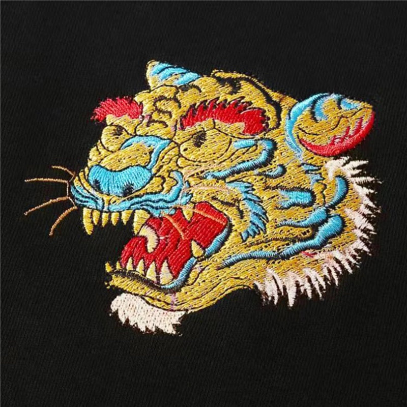 Sweat Dragon Tigre | Coton Brodé - DragonFinity
