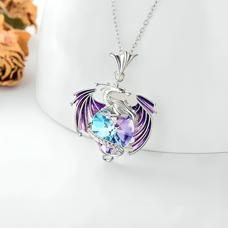 Collier Dragon Cristal | 2 Couleurs