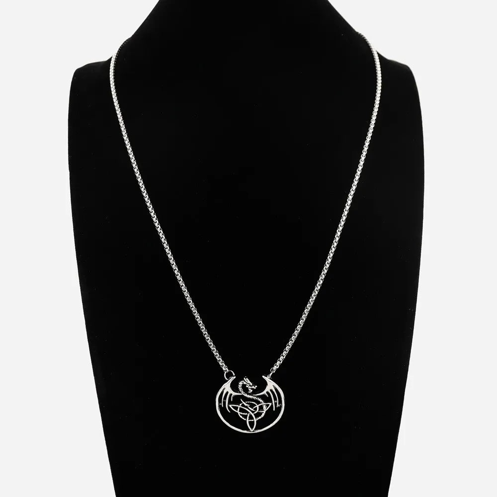 Collier Dragon Celtique Viking