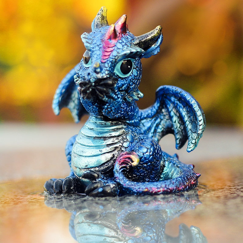 Statue Dragon Miniature | 3 Couleurs - DragonFinity