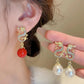 Boucles d'oreille Dragon Perles