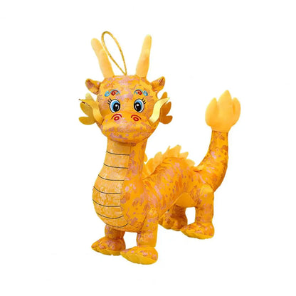 Peluche Dragon Nouvel An Chinois Jaune