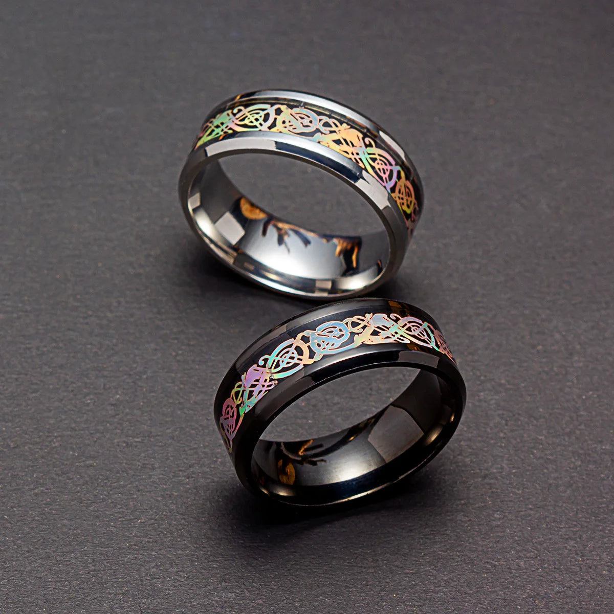 Rainbow Dragon Ring | 3 Colors