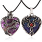 Double Dragon Stone Pendant | 9 Colors