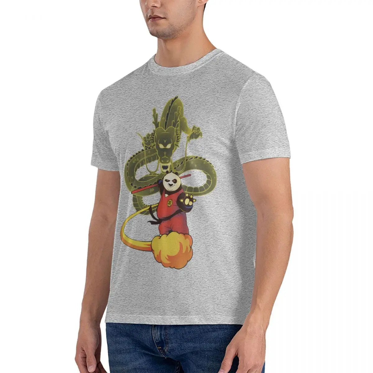 Tee-Shirt Po Kung Fu Panda Gris