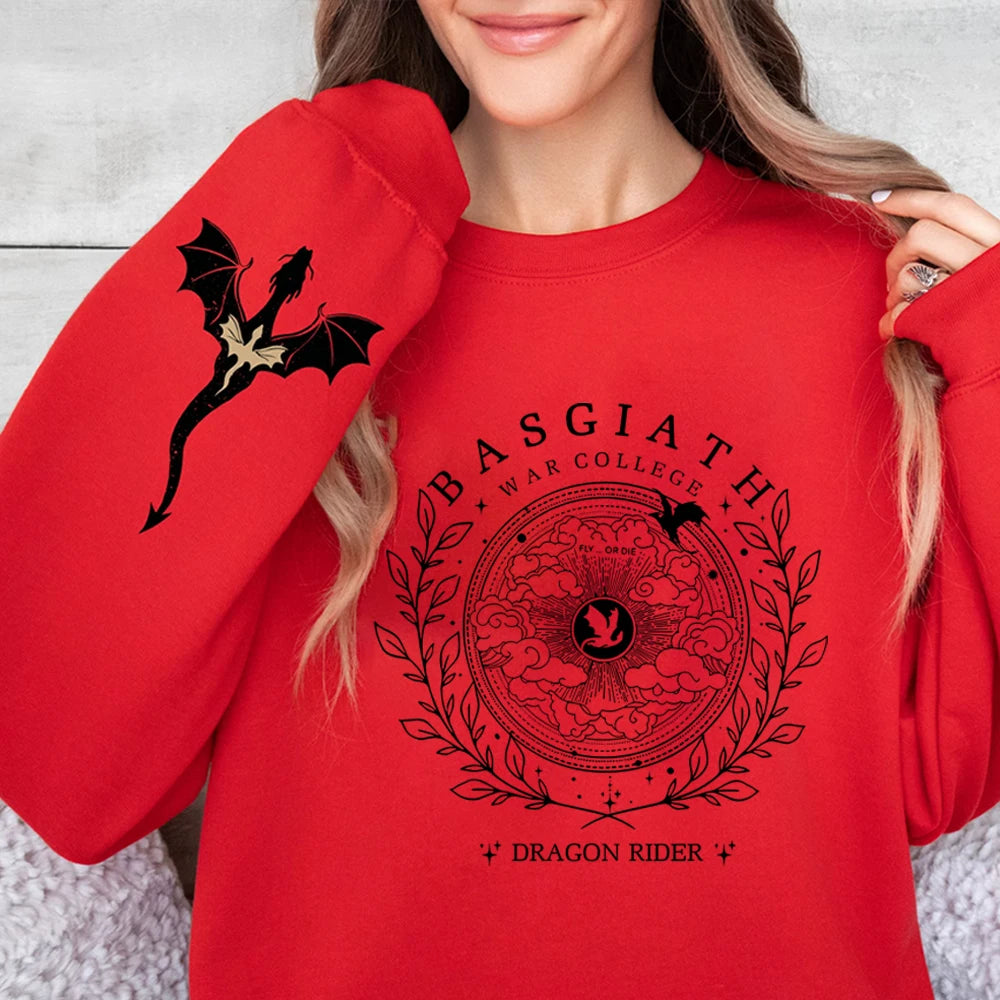 Sweat Rouge Chevaucheur de Dragon 