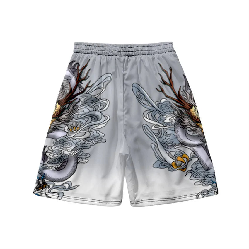 Gray Dragon Cloud Shorts