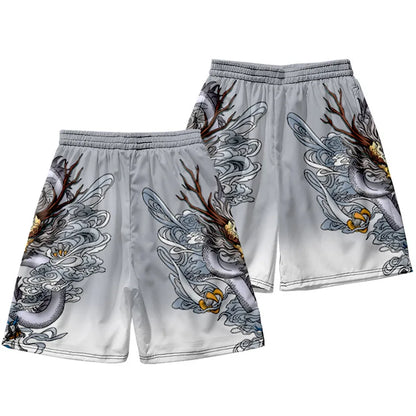 Gray Dragon Cloud Shorts