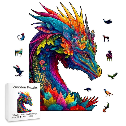 Puzzle Dragon Coloré 