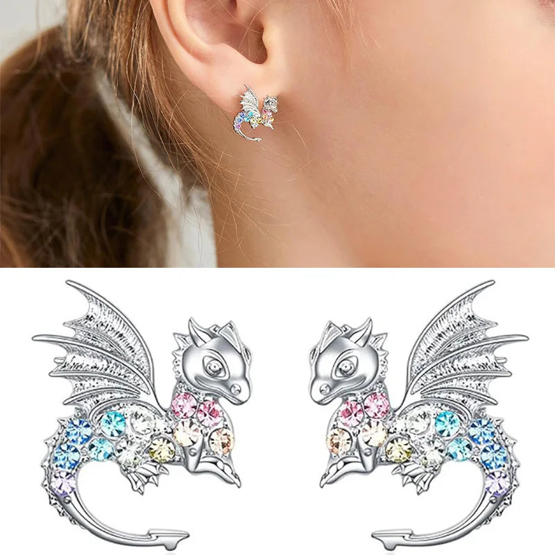 Boucles d'oreille Dragon Enfant