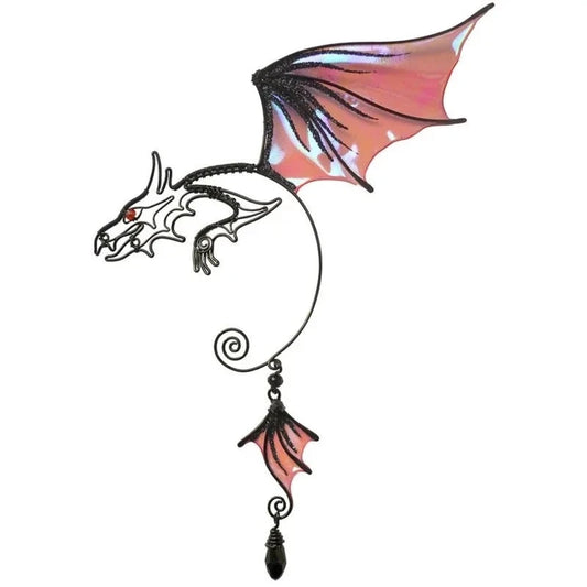 Boucle d'oreille Dragon Fantasy | Sans Piercing