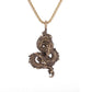 Collier Dragon Impérial Or