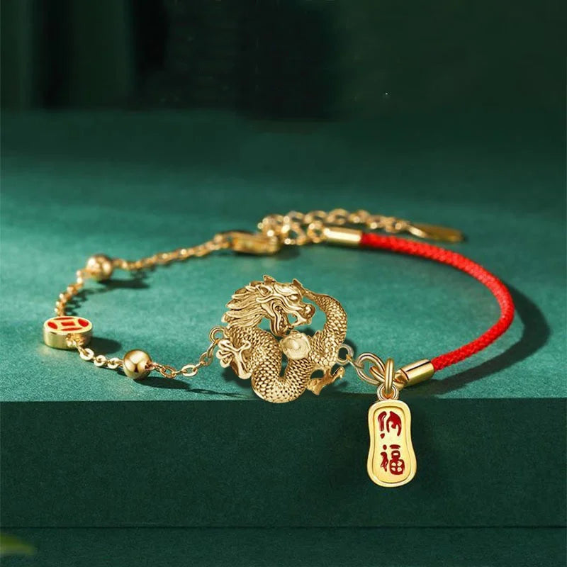 Bracelet Fin Dragon Nouvel An Chinois