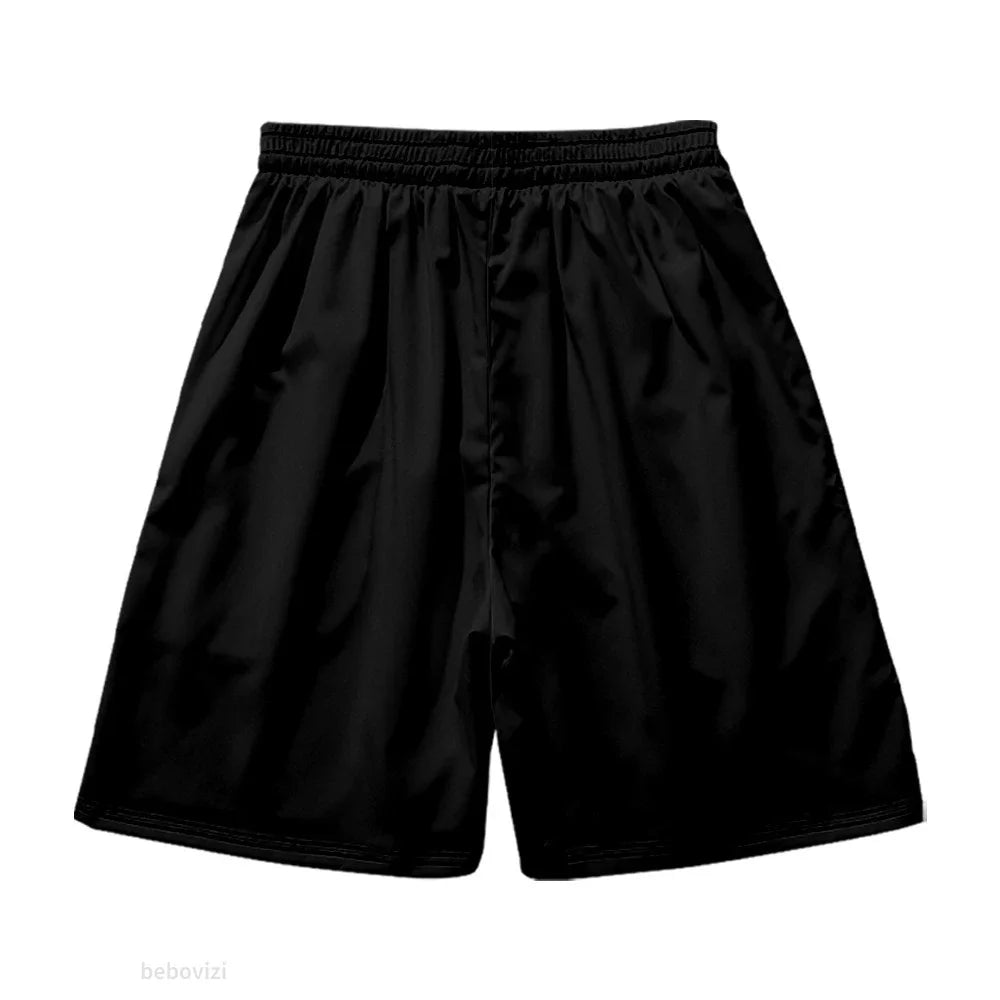 Black and White Dragon Shorts