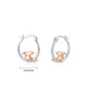 Boucles d'oreille Dragon Beige