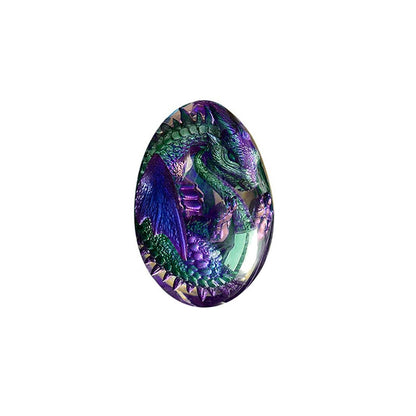 Statue Oeuf de Dragon Violet | 3 Socles - DragonFinity