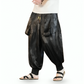 Pantalon Large Dragon Traditionnel Noir