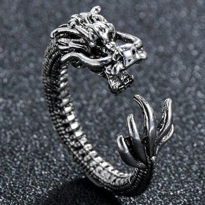 Bague Dragon Chinois Détendu - DragonFinity