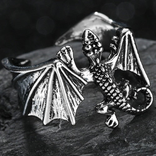 Bague Dragon Déployé | 2 Couleurs - DragonFinity