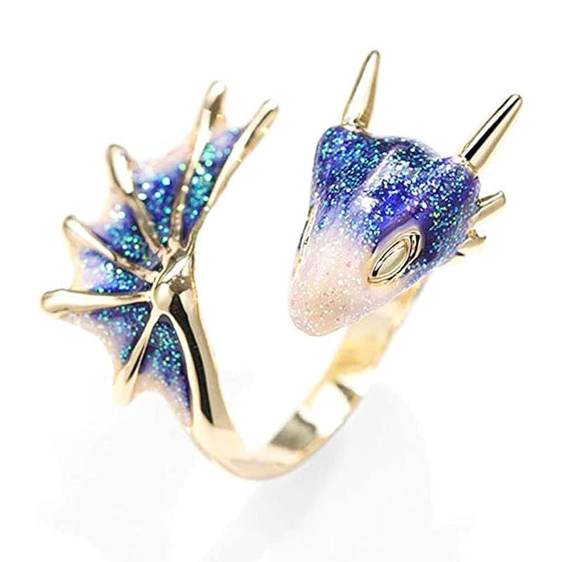 Bague Dragon Gracieux | 4 Couleurs - DragonFinity