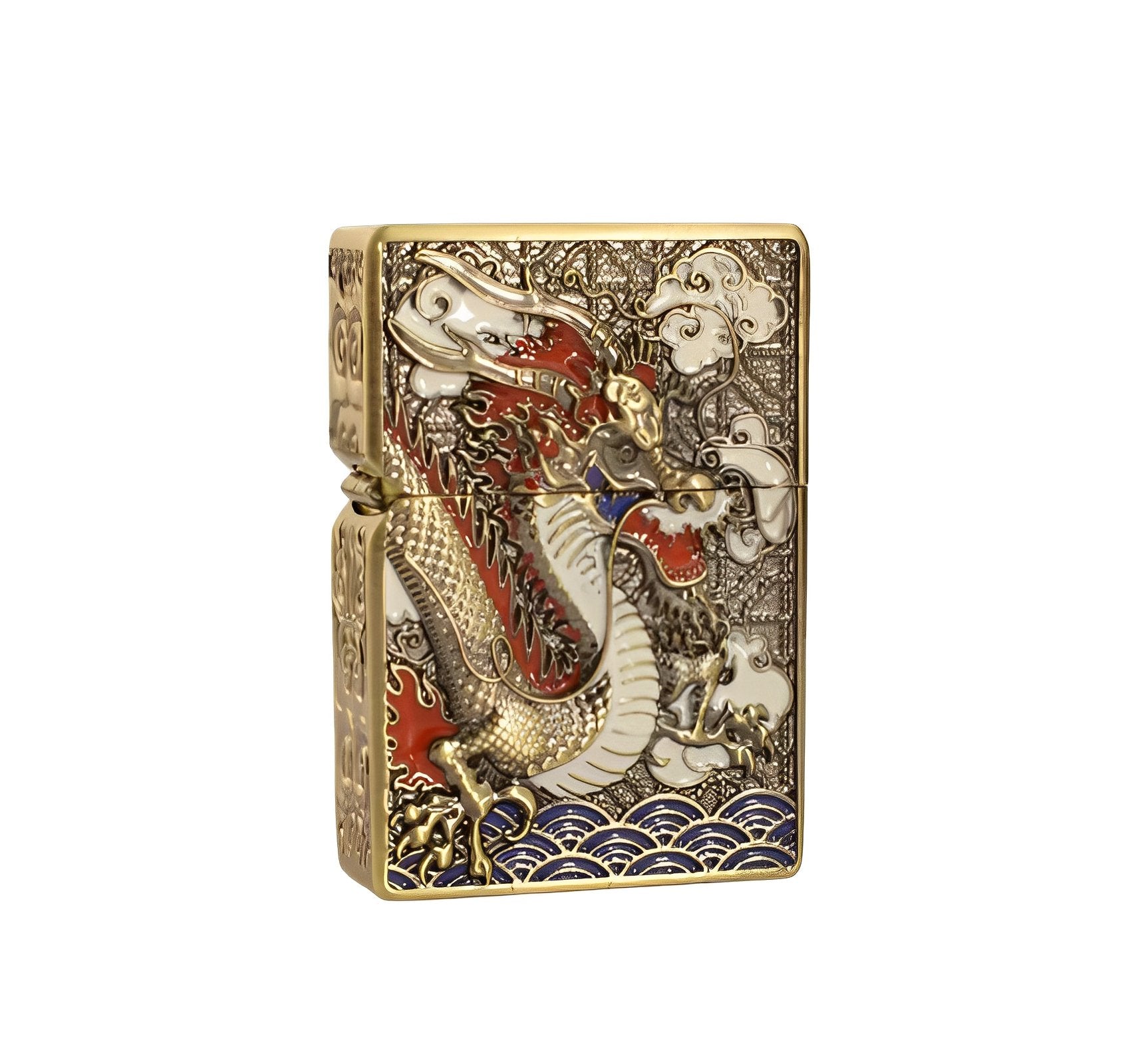 Briquet Dragon Kérosène Ancien | 3 Couleurs - DragonFinity