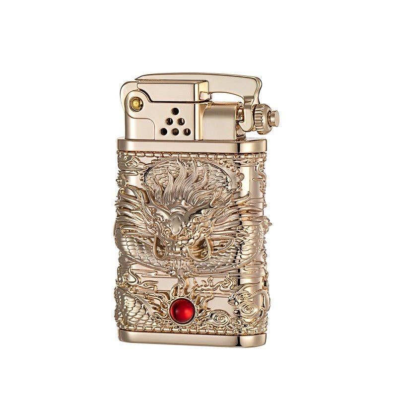 Briquet Zippo Dragon Survivant | Doré - DragonFinity