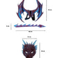 Déguisement Dragon Bleu-Violet | 1 à 3 pièces - DragonFinity