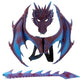 Déguisement Dragon Bleu-Violet | 1 à 3 pièces - DragonFinity