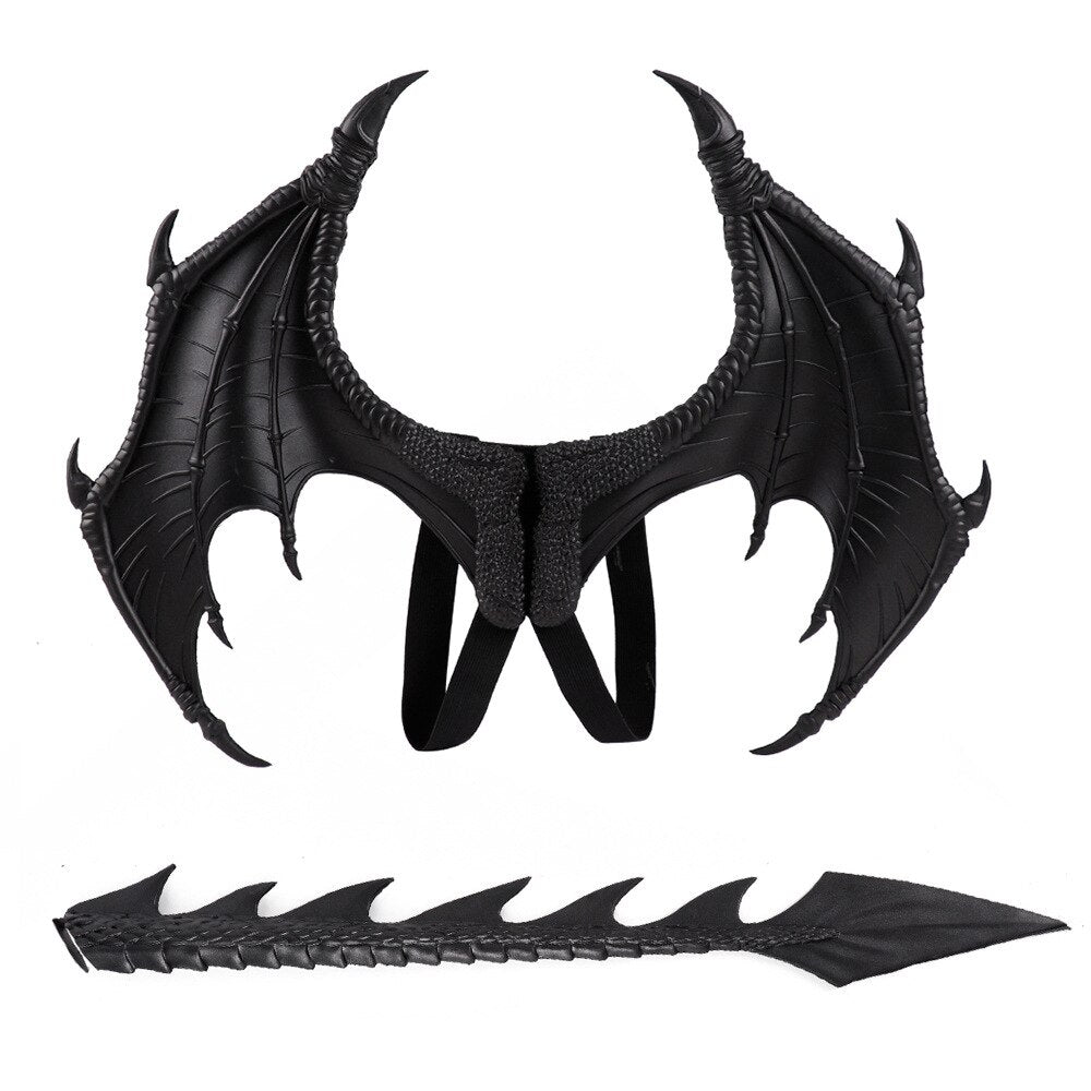 Déguisement Dragon Halloween Noir | 1 à 3 pièces - DragonFinity