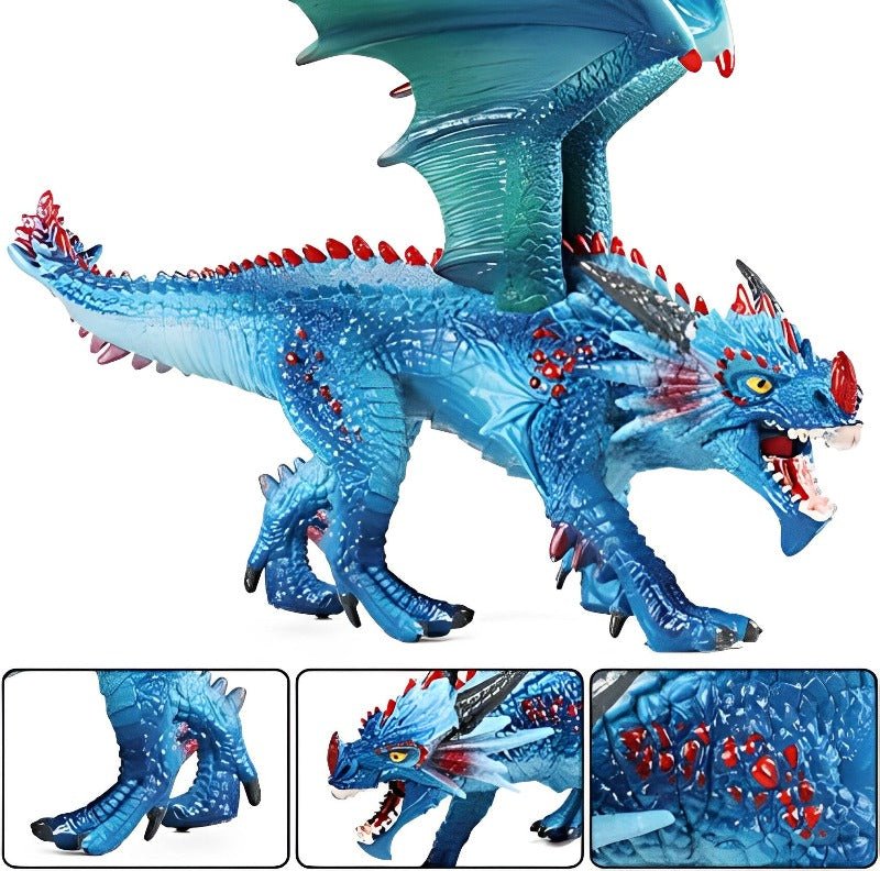 Figurine Dragon Abyssale Bleue - DragonFinity