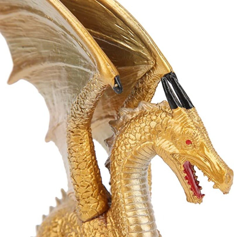 Figurine Dragon Ailé Doré - DragonFinity