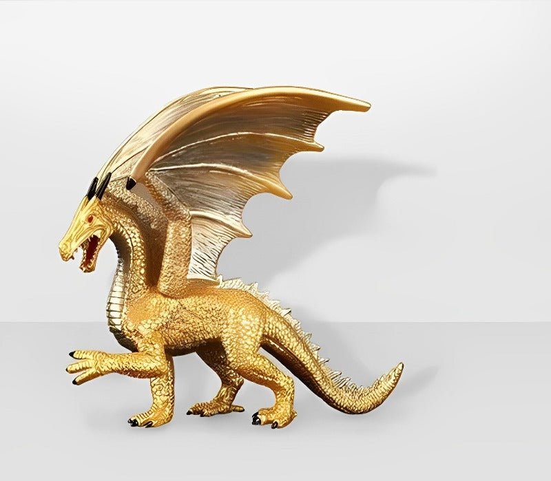 Figurine Dragon Ailé Doré - DragonFinity