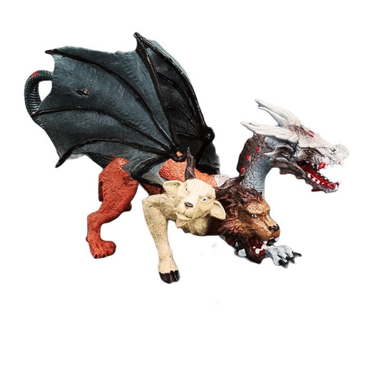 Figurine Dragon Chimère à 3 Têtes - DragonFinity