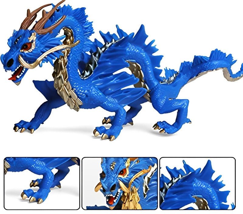 Figurine Dragon Chinois Impérial Bleu – DragonFinity