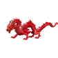 Figurine Dragon Chinois Rouge Serpent | Plastique - DragonFinity