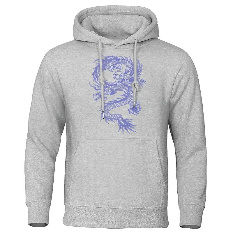 Hoodie Dragon Chinois Fleece | 3 Couleurs Claires - DragonFinity