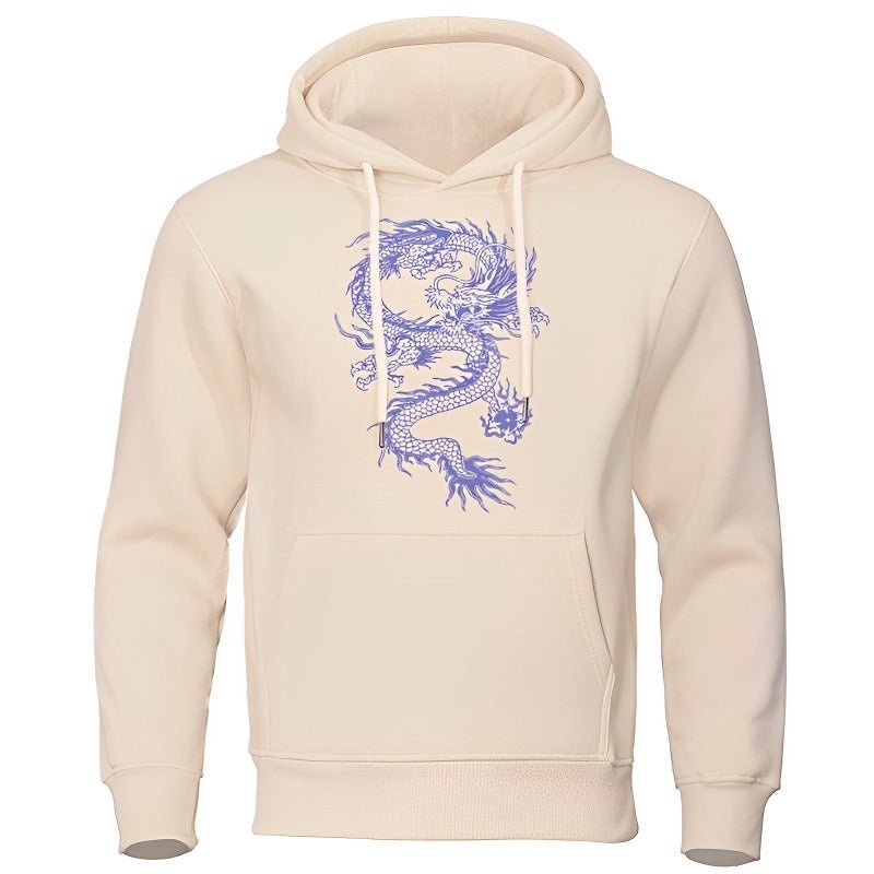 Hoodie Dragon Chinois Fleece | 3 Couleurs Claires - DragonFinity