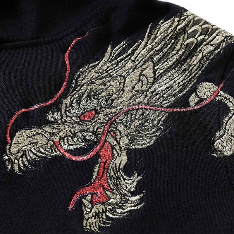Hoodie Dragon Manche | Coton - DragonFinity